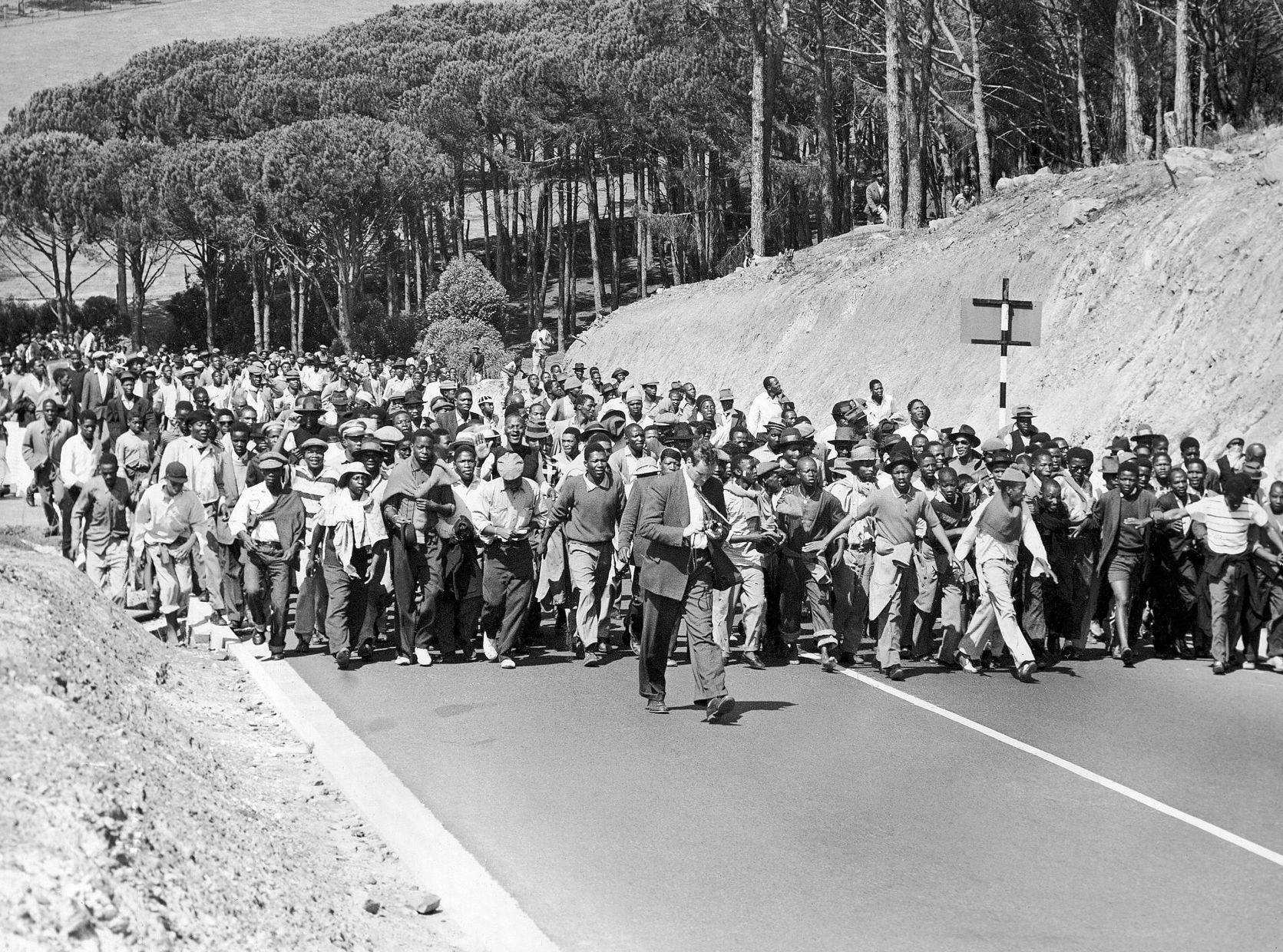 Blacks March in Cape Town